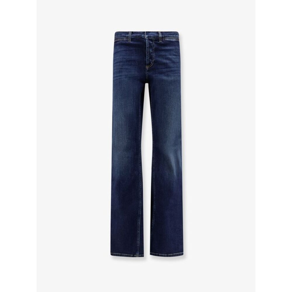 Gucci Men Blue Denim Jeans With Nastro Web Profiles